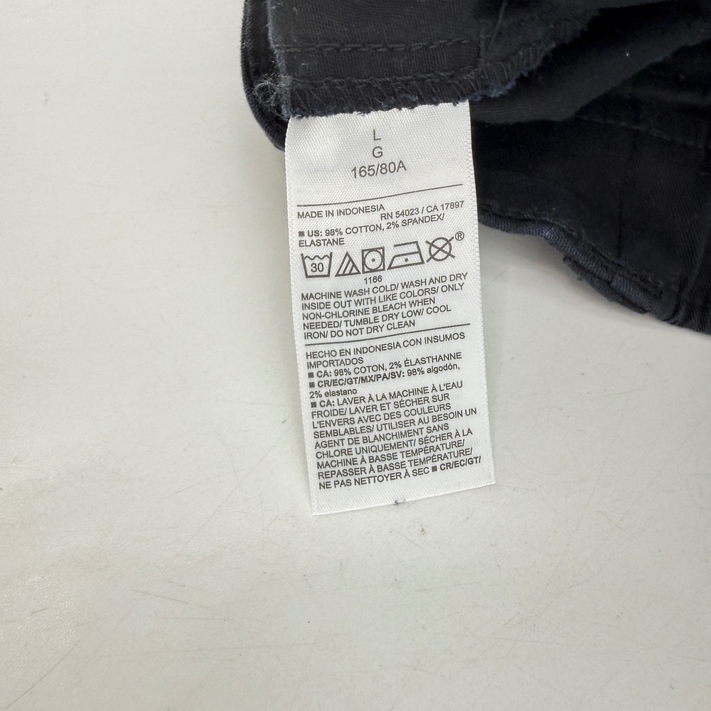 Old Navy Women's Black High Rise OG Chino Shorts Size L‎ Summer Casual - Picture 4 of 8